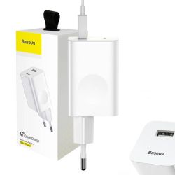  Baseus Baseus tlt gyorstlt, USB, QC 3.0, 24 W (fehr)