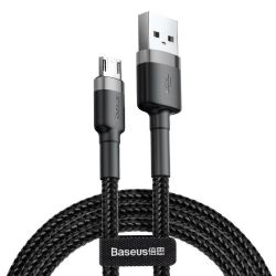  Baseus Baseus Cafule USB-Micro-USB kbel, 1m, 2.4A (szrke-fekete)