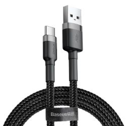  Baseus USB-USB-C kbel Baseus Cafule 2A 2m (szrke-fekete)