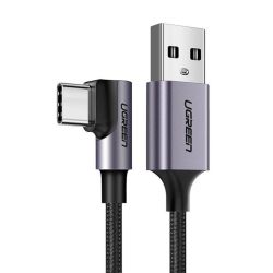  UGREEN UGREEN USB-C kbel, 3A, Quick Charge 3.0, 1m (fekete)