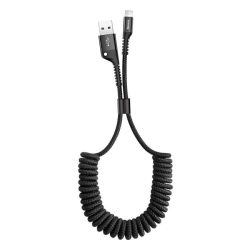  Baseus Baseus Spring rugs Lightning kbel, 1m, 2A (fekete)