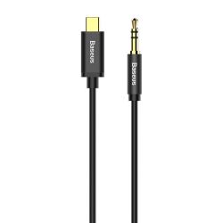  Baseus Baseus Yiven USB-C - 3,5 mm-es mini jack audio kbel, 1,2 m (fekete)