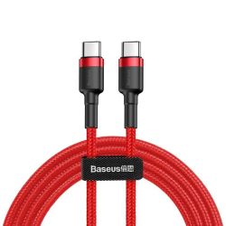  Baseus Baseus Cafule USB-C - USB-C PD 2.0 QC 3.0 kbel, 60 W, 1 m (piros)