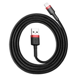  Baseus Baseus Cafule 1,5A 2 m-es Lightning USB-kbel (fekete-piros)