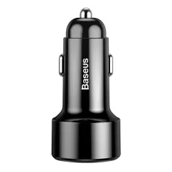  Baseus Baseus Magic 2x USB auts tlt, QC 3.0, 45W (fekete)