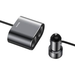  Baseus Baseus 2xUSB szivargyjt eloszt, 3,1A, 100W (fekete)