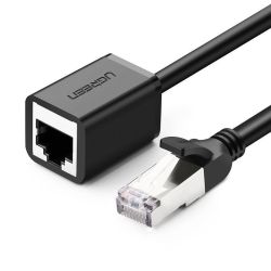  UGREEN UGREEN Ethernet hosszabbt kbel RJ45, Cat. 6, FTP, fm dugval, 2m (fekete)