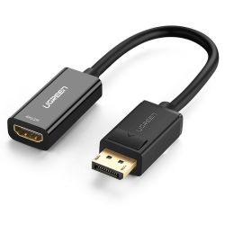  UGREEN UGREEN MM137 DisplayPort - HDMI adapter, FullHD, 25cm (fekete)