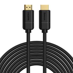  Baseus Baseus HDMI 2.0 kbel, 4K 30Hz, 3D, HDR, 18Gbps, 8m (fekete)
