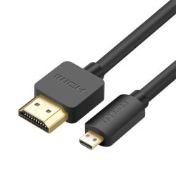  UGREEN UGREEN HD127 micro HDMI - HDMI 4K 3D kbel, 1,5m  (fekete)