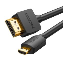  UGREEN UGREEN HD127 micro HDMI - HDMI 4K 3D kbel,  3m (fekete)
