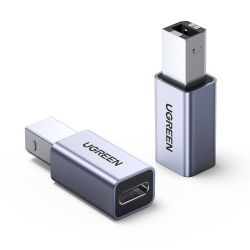  UGREEN UGREEN US382 USB-C-USB-B adapter nyomtathoz (szrke)