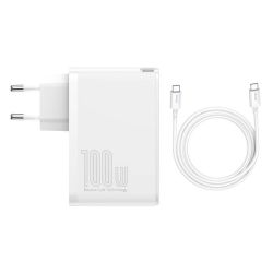  Baseus Baseus GaN2 Pro fali tlt, 2x USB + 2x USB-C, 100W, EU (fehr)