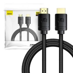  Baseus Baseus High Definition Series HDMI 2.1 kbel, 8K 60Hz, 3D, HDR, 48Gbps, 1m (fekete)