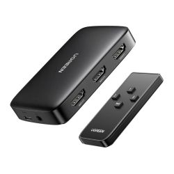  UGREEN UGREEN CM332 3 az 1-ben kapcsol, HDMI 1.4, 4K 30Hz (fekete)