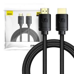  Baseus Baseus High Definition Series HDMI 2.1 kbel, 8K 60Hz, 3D, HDR, 48Gbps, 2m (fekete)