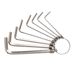  Deli Tools Deli Tools imbuszkulcs kszlet EDL3080, 1.5-6mm (ezst)
