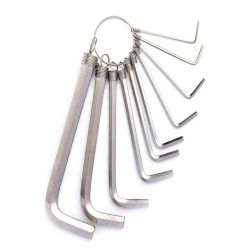  Deli Tools Deli Tools imbuszkulcs kszlet EDL3100, 1.5-10mm (ezst)