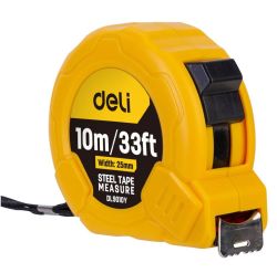  Deli Tools Deli Tools EDL9010Y mrszalag, 10m / 25mm (srga)