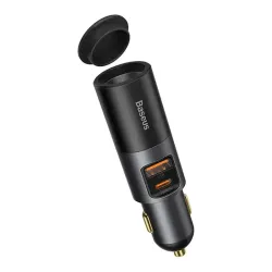  Baseus Baseus Share Together Gyors auts tlt szivargyjt aljzattal, 2x USB, 120 W (szrke)