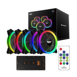  Darkflash Darkflash DR12 Pro ARGB ventiltor 5 az 1-ben szett, 120x120 (fekete)