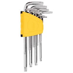  Deli Tools Deli Tools Torx imbuszkulcs kszlet EDL3091, T10-T50 (ezst)