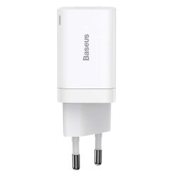  Baseus Baseus Super Si Pro gyorstlt USB + USB-C, 30W (fehr)