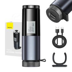  Baseus Baseus Breathless elektronikus alkoholszonda LCD kijelzvel (fekete)