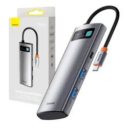 Baseus Adapter 7w1 Baseus Hub USB-C na 2x USB 3.0 + HDMI + USB-C PD