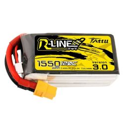  Tattu Akkumultor Tattu R-Line Version 3.0 1550mAh 14,8V 120C 4S1P XT60 XT60