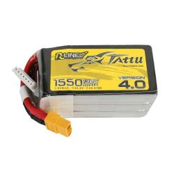  Tattu Akkumultor Tattu R-Line 4.0 1550mAh 22.2V 130C 6S1P XT60 1550mAh 6S1P XT60