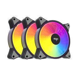  Aigo ARGB szmtgpes ventiltor szett Aigo AR12 3in1 120x120 (fekete)