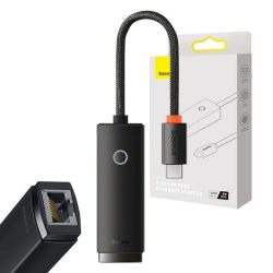  Baseus Baseus Lite sorozat USB-C - RJ45 hlzati adapter (fekete)