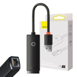  Baseus Baseus Lite sorozat USB-RJ45 hlzati adapter (fekete)