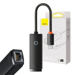  Baseus Baseus Lite sorozat USB-C - RJ45 hlzati adapter, 100Mbps (fekete)
