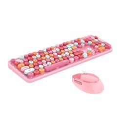  MOFII MOFII Sweet 2.4G vezetk nlkli billentyzet + egr szett (rzsaszn)