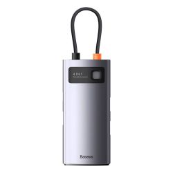  Baseus Hub 4w1 Baseus Metal Gleam sorozat, USB-C do 3x USB 3.0 + Ethernet RJ45