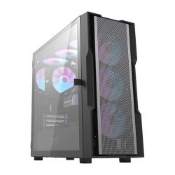  Darkflash Darkflash DK431 Mesh szmtgphz + 4 ARGB ventiltor (fekete)