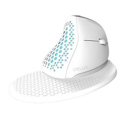  Delux Delux M618XSD BT+2.4G RGB vezetk nlkli ergonomikus egr (fehr)