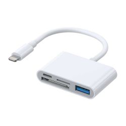  Joyroom Lightning USB OTG adapter Joyroom S-H142 SD, microSD krtyaolvas (fehr)