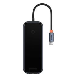  Baseus Baseus AcmeJoy 5 az 1-ben hub, USB-C - 2xUSB 3.0, USB 2.0, USB-C PD, RJ45 (sttszrke)