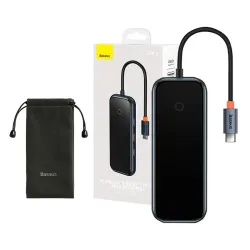  Baseus Baseus AcmeJoy 5 az 1-ben hub, USB-C - 2xUSB 3.0, USB 2.0, USB-C PD, HDMI (sttszrke)