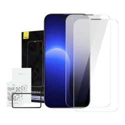  Baseus Baseus Crystal iPhone 14 Pro Edzett vegflia porll bevonattal, 0,3 mm (2 db)