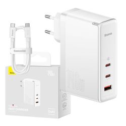  Baseus Baseus GaN5 Pro Gyorstlt, 2xUSB-C + USB, 140W (fehr)