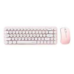  MOFII MOFII Bean 2.4G vezetk nlkli billentyzet + egr szett (fehr-rzsaszn)
