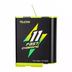  Telesin Akumultor (gyorstlts) Telesin dla GoPro 9/10/11/12 GP-FCB-B11