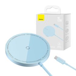  Baseus Baseus Simple Mini3 Mgneses (MagSafe) vezetk nlkli indukcis tlt, 15W (kk)