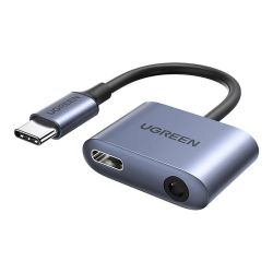  UGREEN UGREEN CM231 audioadapter USB-C - mini jack 3,5 mm (szrke)