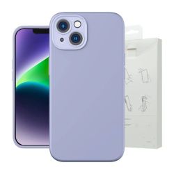  Baseus Baseus Liquid Silica iPhone 14 Plus Tok, vegflia s tiszttkszlet (lila)