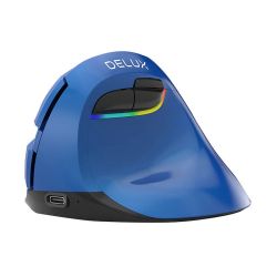  Delux Vezetk nlkli fggleges egr Delux M618Mini BT/2.4G 4000DPI RGB (kk)